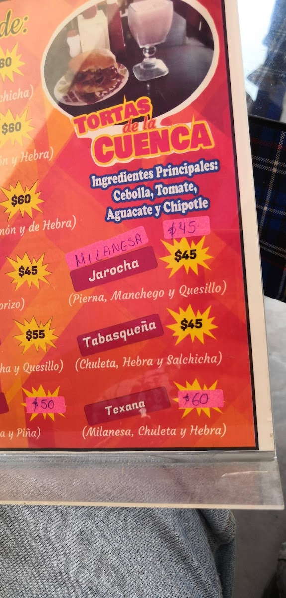 Tortas De La Cuenca Menu - Image 3